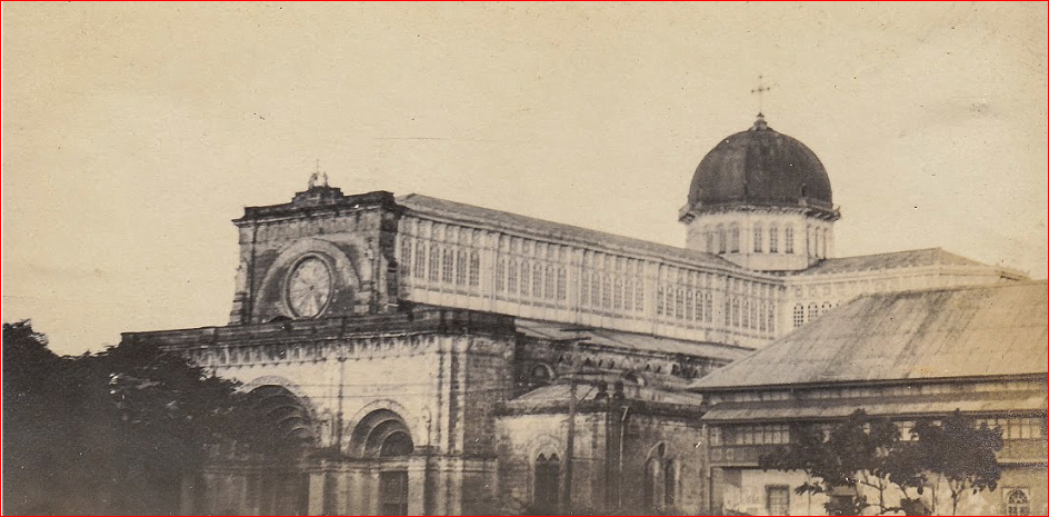 Old photo of Manila Cathedral